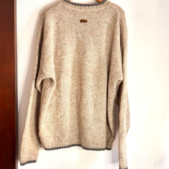Woolrich Oat Mix Crewneck Sweater, made in India, size XL.Heritage outdoor - Picture 3 of 9